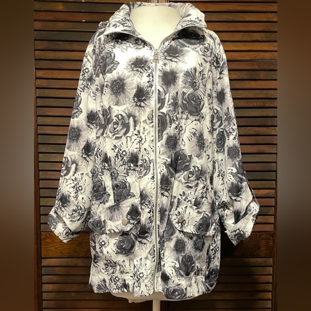 Style & Co Sport Anorack Windbreaker Jacket, Size Large  NWOT